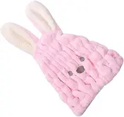 Healeved Dry Hair Hat for Children Quick Drying Turban Absorbent Towel Shower Cap Hair Wiping Hat for Girls Random Color