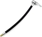 JZK Tyre inflator connector, easy clip push on tyre valve adapter, inflator pump hose adapter with lever lock, tyre pump hose, air tyre tire chuck, car tire inflation hose for car motorcycle bike