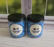 bath and body works blue raspberry snow cone sing wick candle set of 2