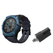 Shearwater Research Teric Wrist Scuba Dive Computer With Swift Transmitter Blue