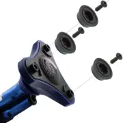 Lifeswonderful - Set of 3 Replacement Screw-In Rubber Cane Tips Feet Suitable fo