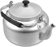 PAMINGONO Aluminum Teapot with Lid Capacity Household Kettle for Home Office and Tearoom Use Smooth Flow Spout for Easy Filling and Safe Brewing