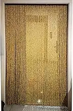 Natural Wood and Bamboo Beaded Door Curtains for Doorways Hippie, Hanging Room Divider Curtain Bamboo, Boho Rustic Handmade Beaded Curtain for Closets Doorway Hallway Window,Retro 70’/80’s Room Decor