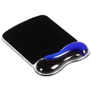 NEW Kensington Duo Gel Mouse Pad Black/Blue