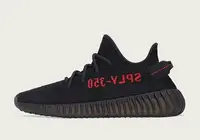 在飛比找Yahoo!奇摩拍賣優惠-adidas Yeezy Boost 350 V2 黑紅字 