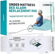 Lunderg Under Mattress Bed Alarm Pad - Pager NOT Included - Wireless Under Mattress Sensor Pad - Replacement or Extra Pad