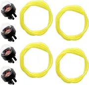 Seentech 4 Pack 503936601 Primer Bulb with Fuel Line Replacement for Husqvarna, Blower, Trimmer Weedeater 235 236 240 340 345 350 353 440 445 450 460 123L 225 232L 323 325 326 125B 125BX 125BVX 225BX