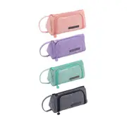 Large Capacity Student Canvas Pencil Case Pencil Bag Multi-functional Cute