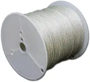 T.W Evans Cordage Co. 266-080-68 1/4-Inch Solid Braid Nylon Rope 500-Feet Spool