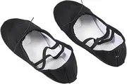 [WOFASHPURET] Ballet Shoes Men House Slippers Dance Shoes for Women's Slippers Women Slippers Black Slides Shoes Bell Dance Pocket Shoes Dancing Shoes