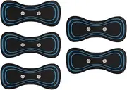 5pcs Portable Massager, Mini Neck Massager, Reusable EMS Bioelectric Acupoints Massager Mat, Microcurrent Cervical Spine Massager for Pain Relief, Lymphatic Drainage Massage Pad
