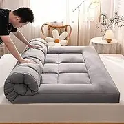 mattress Camping Mattress Adult Japanese Futon Mattress Portable Tatami Mat Thickened Floor Sleeping Mattress Folding Bed Mattress for Os