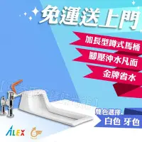 在飛比找Yahoo!奇摩拍賣優惠-ALEX 電光牌 AC5240-F2 加長型蹲式馬桶 蹲便 