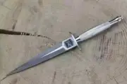 1st Pattern British Army Fairbairn Sykes Commando Carbon Steel Dagger Boot Knife