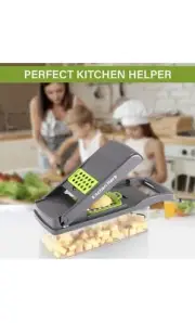 Vegetable Chopper Cutter Fruit 14-in-1 Food Onion Veggie Dicer Slicer Kitchen