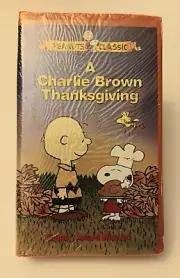 A Charlie Brown Thanksgiving (VHS, 1996, Clamshell Case) BRAND NEW SEALED
