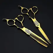 Professional Hair Cutting Shears, 6 Inch Professional Japan 440c Steel Upscale Scissor d Haircut Thinning Barber Cutting Shears Hairdressing Scissors