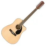 Fender CD 60SCE Dreadnought 12 string WN Natural 12 String Acoustic Guitar