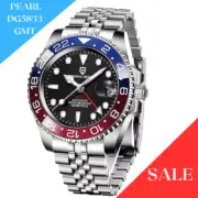 Pagani Design Luxury Gmt Men's Automatic Mechanical Rotating 100m Wristwatch New