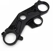 for Yamaha YZF R6 YZF-R6 YZFR6 2008 2009 2010 2011 2012 2013 2014 2015 2016 Aluminum Front Fork Lowering Triple Tree Upper Top Clamp Decorate (Color : Black)