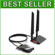 WiFi 7 BE9300 PCIe Card: Tri-Band Wireless & Bluetooth 5.4 for Powerful Desktops