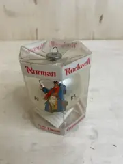 Vintage Norman Rockwell 1983 Christmas Santa Clause Ornament