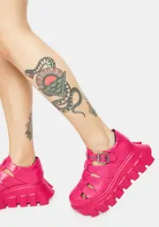 [Lamoda] Pink Savour Chunky Sneakers