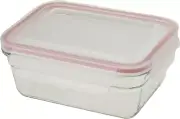 Glasslock Oven Safe Glass Rectangular Container, 970 Ml Capacity, Clear, OCRT...