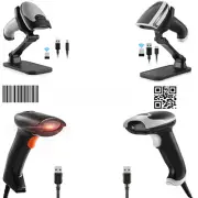 Barcode Scanner USB QR Code Scanner Wired Auto 1D 2D Data Matrix Bar Code Reader