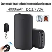 2PCS 4000mAh Portable Power Bank Battery Pack for Heated Gloves Sock Vest Jacket