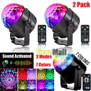 2pack Disco Party Lights Strobe LED DJ Ball Remote Control Bulb Dance Lamp Decor