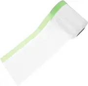 HIAKDOFT Pre Taped Masking Paper for Painting Low Tack Adhesive Protective Film for Furniture Automotive and Home Renovations Nondamaging High Clarity Coverage