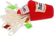 Soft Plush Unique Noodle Shape Dog Sniffing Toy, Nose Interactive Game Food Interactive Training Supplies for Dogs Pets