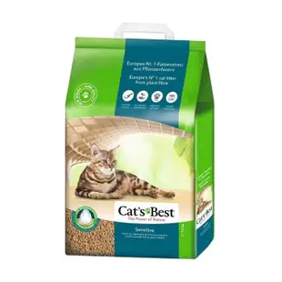 【單包】Cats Best 凱優 黑標 凝結木屑砂-強效除臭 7.2Kg(20L) 環保木屑砂 貓砂 (8.7折)