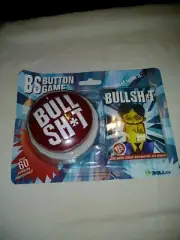 BS Button Game (Big Red Sound Button with 60 Phrases Plus BS Playing Cards)