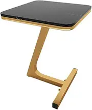 Exquisite C-S-Qing-Desk Home Office Desk, Large Area Marble Coffee Table Cafe Bar Balcony Bar Table Indoor Living Room Accent Table(Size:50 * 50 * 60CM,Color:C)
