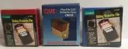 2 each Poly Sliding Diskette File by GlobalFile #84020 & 1 each QVS Flip-File Di
