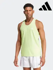 adidas Green Own The Run Tank Top (E34736) | $65