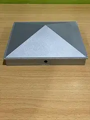 10x Caps Unpainted Alloy Aluminum Post Cap 75mm x 75mm Fencing Capping