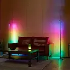 2pack RGB Color changing Living Room Corner Floor Lamp LED Mood Light+ Remote US