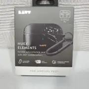 LAUT Huex Elements Protective Case Apple AirPods Pro w Carabiner Marble Black