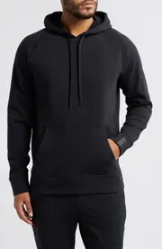 TEN THOUSAND Midweight Tech Performance Hoodie in Black at Nordstrom, Size Small