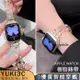 Apple Watch8/9代錶帶 樹脂金屬拼接錶帶 S8 S7 SE 45mm 41mm 40mm 樹脂錶帶 女士錶帶