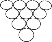 HUVNEXA 10Pcs Lot 40mm Piston Rings, for Husqvarna 40 41 141 142 142e 338XPT 339XP, for Jonsered 2040 CS2040 Chainsaw 40MM * 1.5MM Car Piston Ring Set