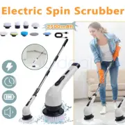 9 in 1 Electric Spin Scrubber Handheld Cleaning Brush Cordless Turbo Scrub Tool