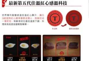 全新 Tefal法國特福輕量不沾鍋 輕食光系列26CM不沾平底鍋 最新第五代紅心感恩科技 保證不含PFOA安全無毒