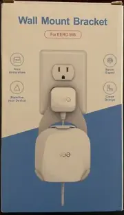 Wall Mount Bracket For EERO Wifi Cable Management NEW Outlet Holder