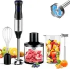 5in1 Immersion Hand Blender 1000W Powerful Hand Stick Blender with 500ML Chopper