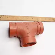 SPF Straight Tee Grooved End 2" ST1