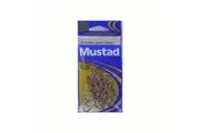 Size 5/0 Mustad 4202bln M.T Point Gang Hooks Chem Sharp Qty 26 Fishing Hooks